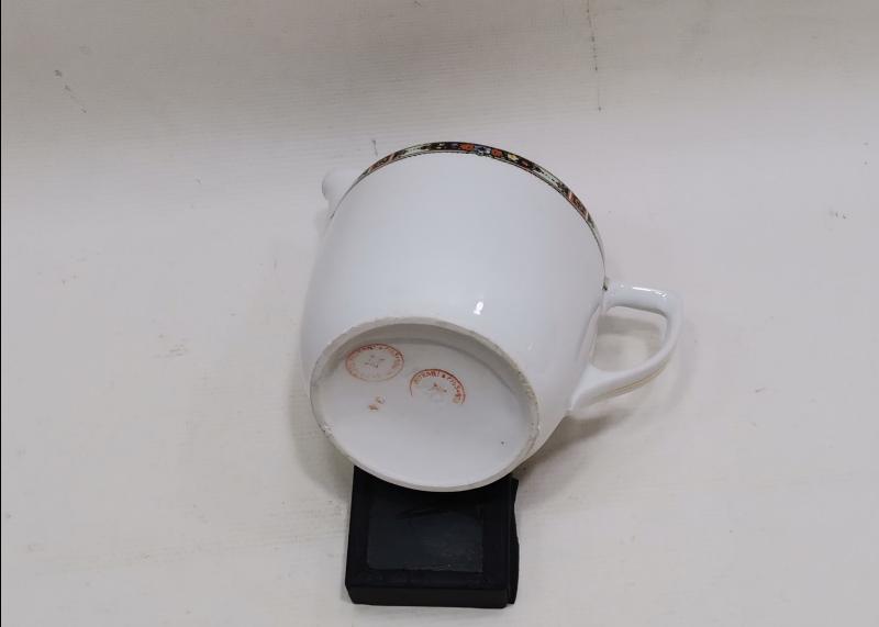 OSMANLI DÖNEMİ SAMUEL MITRANI FILS STAMBUL DAMGALI PORSELEN SÜTLÜK