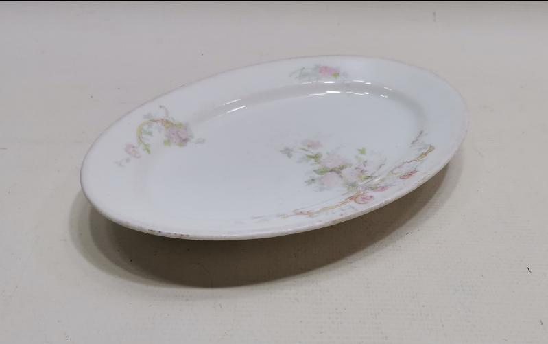 OSMANLI DÖNEMİ ÜNLÜ TÜCCAR ELIAS CARACO DAMGALI PORSELEN KAYIK TABAK