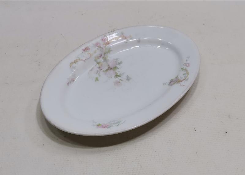 OSMANLI DÖNEMİ ÜNLÜ TÜCCAR ELIAS CARACO DAMGALI PORSELEN KAYIK TABAK