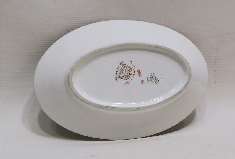 OSMANLI DÖNEMİ ÜNLÜ TÜCCAR ELIAS CARACO DAMGALI PORSELEN KAYIK TABAK