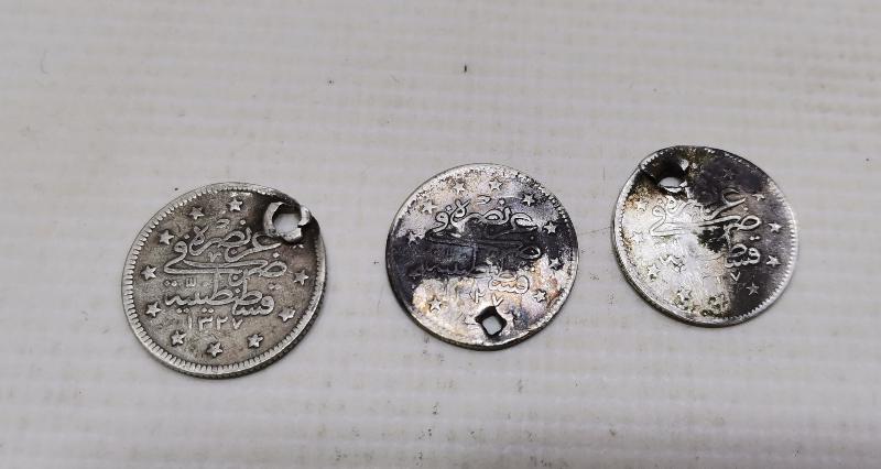 SULTAN MEHMET REŞAD DÖNEMİ GÜMÜŞ 1 KURUŞLAR