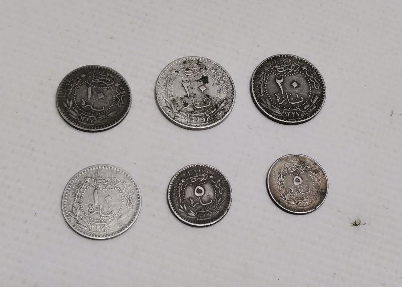 SULTAN MEHMET REŞAD HAN DÖNEMİ MADENİ PARA LOTU