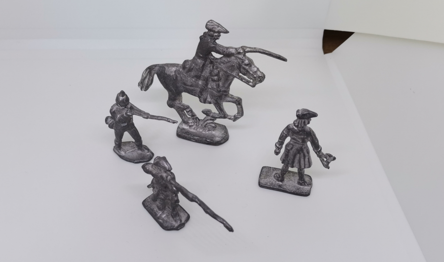 1. DÜNYA SAVAŞI DÖNEMİ FRANSIZ ASKERLERİ GÖRSELLİ KURŞUN ASKER LOTU