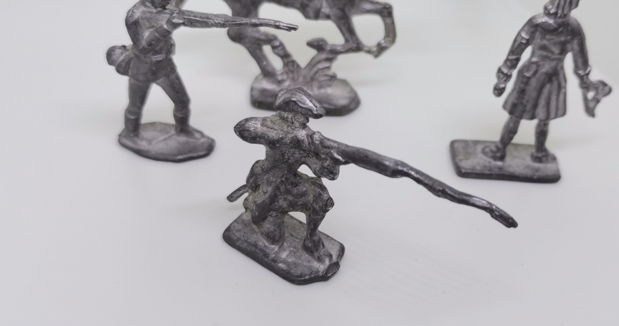 1. DÜNYA SAVAŞI DÖNEMİ FRANSIZ ASKERLERİ GÖRSELLİ KURŞUN ASKER LOTU