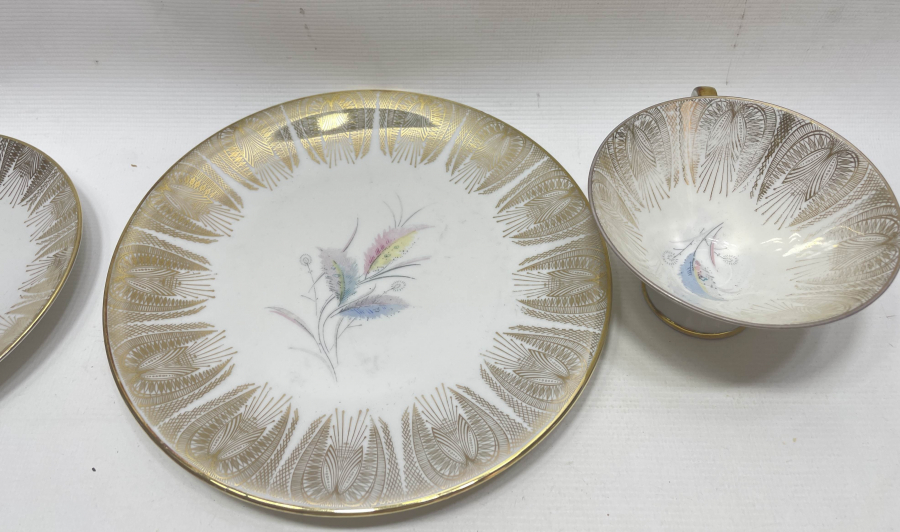 ALTIN VARAKLI BAVARIA TRİO KAHVE TAKIMI