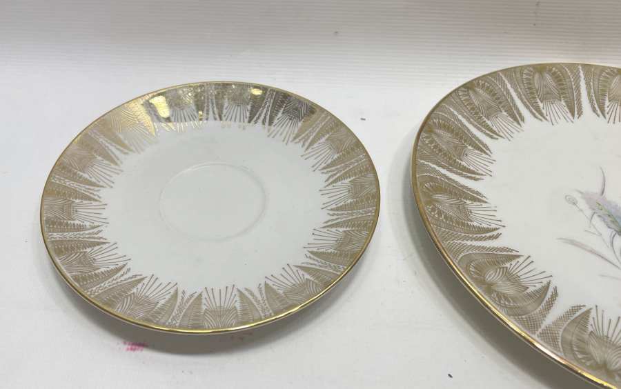 ALTIN VARAKLI BAVARIA TRİO KAHVE TAKIMI