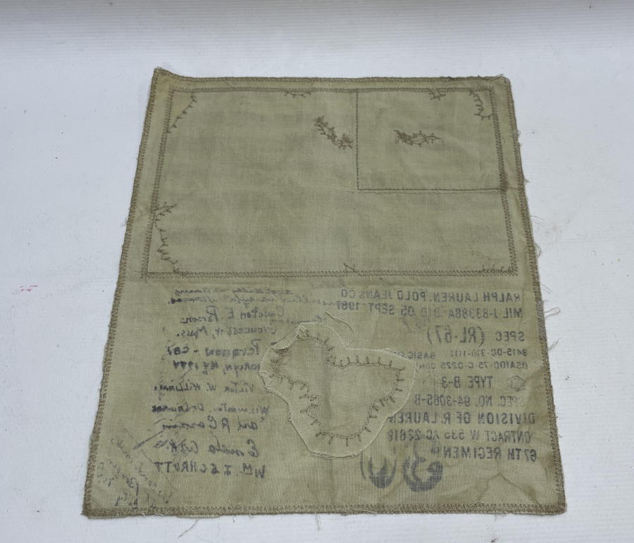 ANTİKA AMERİKAN BAYRAKLI KUMAŞ PARÇASI