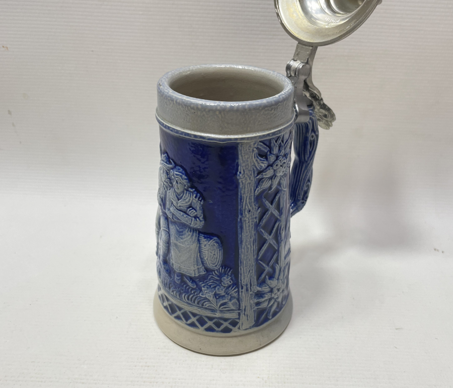 ANTİKA KAPAKLI BİRA BARDAĞI