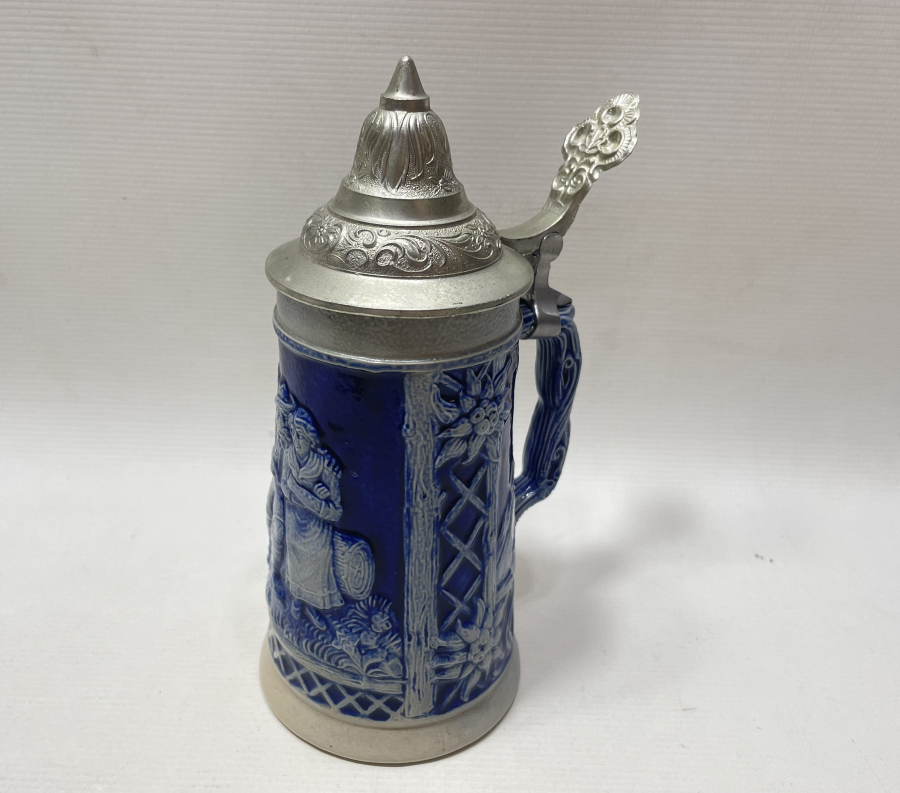 ANTİKA KAPAKLI BİRA BARDAĞI