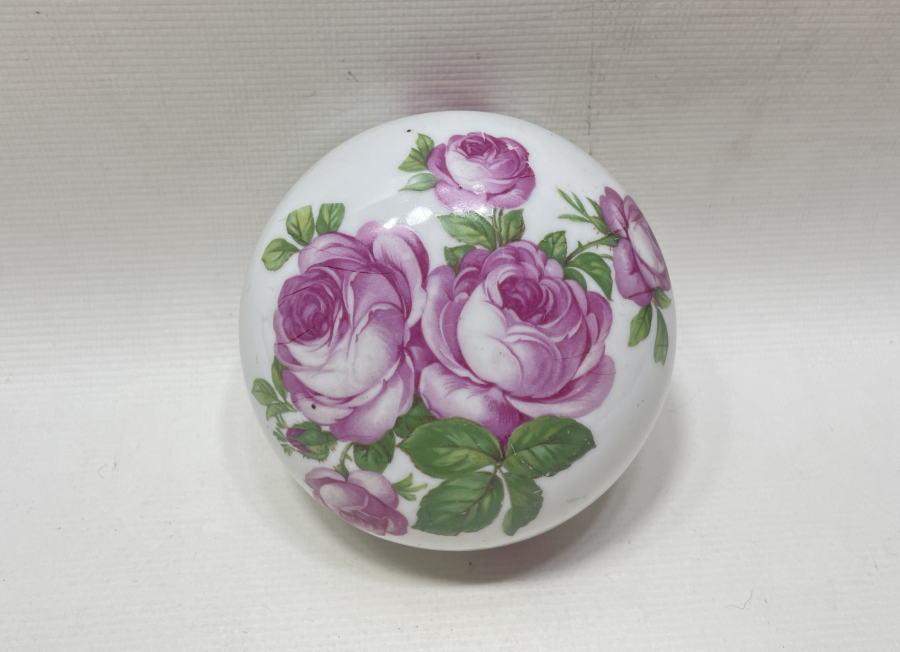 ANTİKA PORSELEN KAPAKLI MÜCEVHER KUTUSU