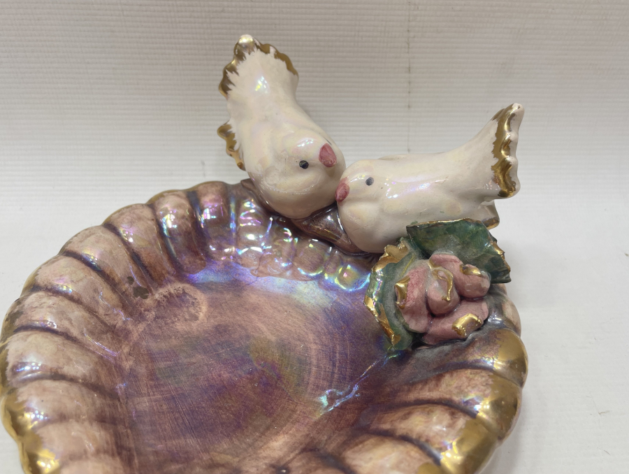 ANTİKA PORSELEN KUŞLU İKRAMLIK