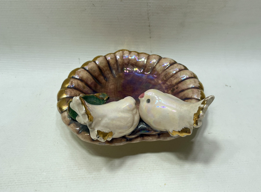 ANTİKA PORSELEN KUŞLU İKRAMLIK