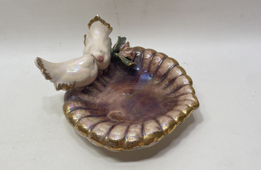 ANTİKA PORSELEN KUŞLU İKRAMLIK
