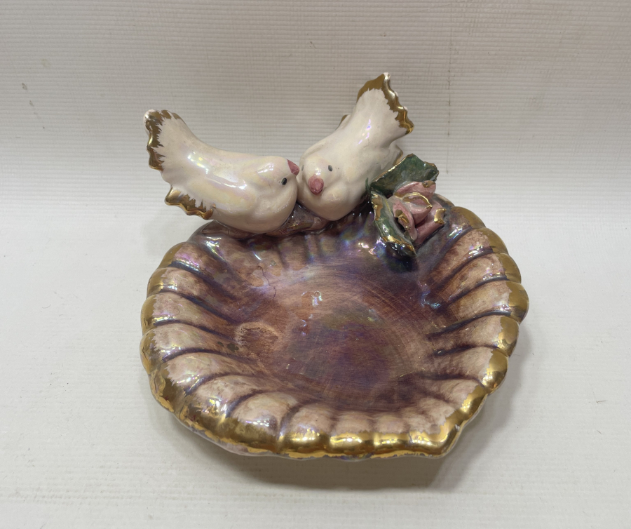 ANTİKA PORSELEN KUŞLU İKRAMLIK