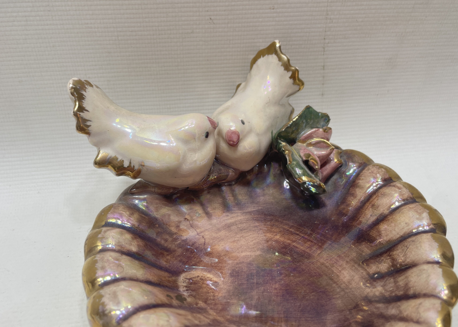 ANTİKA PORSELEN KUŞLU İKRAMLIK