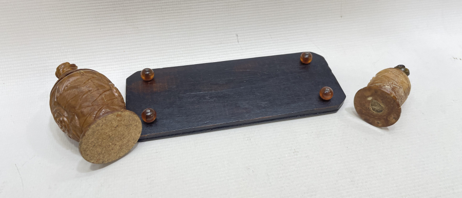 BAĞA VE KUKADAN MAMUL AY YILDIZLI ANTİKA HOKKA TAKIMI