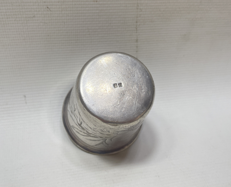 KALEM İŞÇİLİKLİ ANTİKA GÜMÜŞ BARDAK