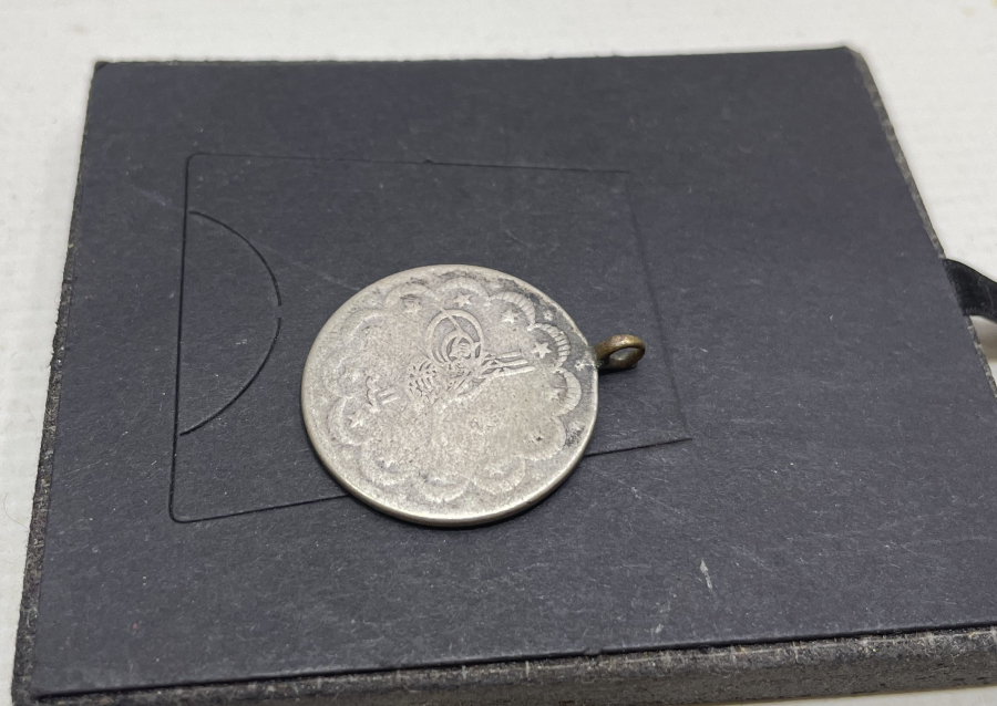 KOLYEYE ÇEVRİLMİŞ OSMANLI DÖNEMİ GÜMÜŞ 5 KURUŞ