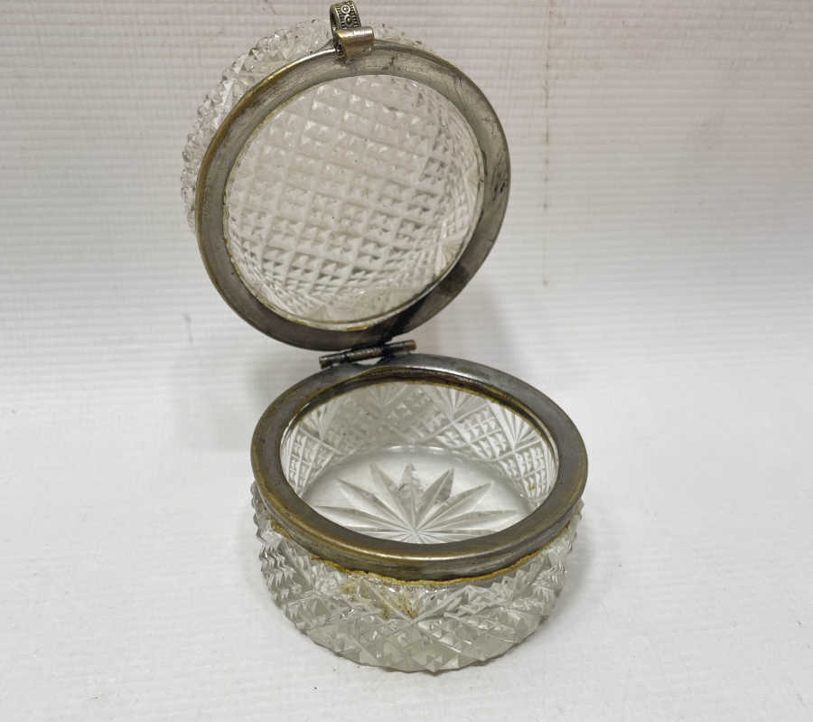 KRİSTAL KESME ANTİKA MÜCEVHER KUTUSU