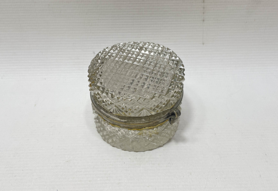 KRİSTAL KESME ANTİKA MÜCEVHER KUTUSU