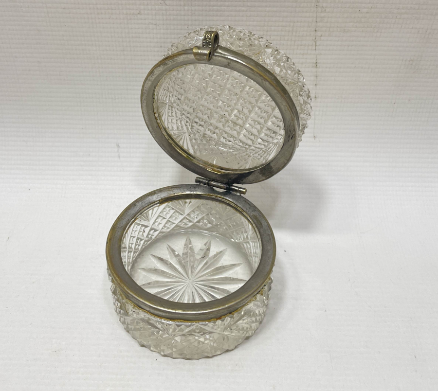 KRİSTAL KESME ANTİKA MÜCEVHER KUTUSU