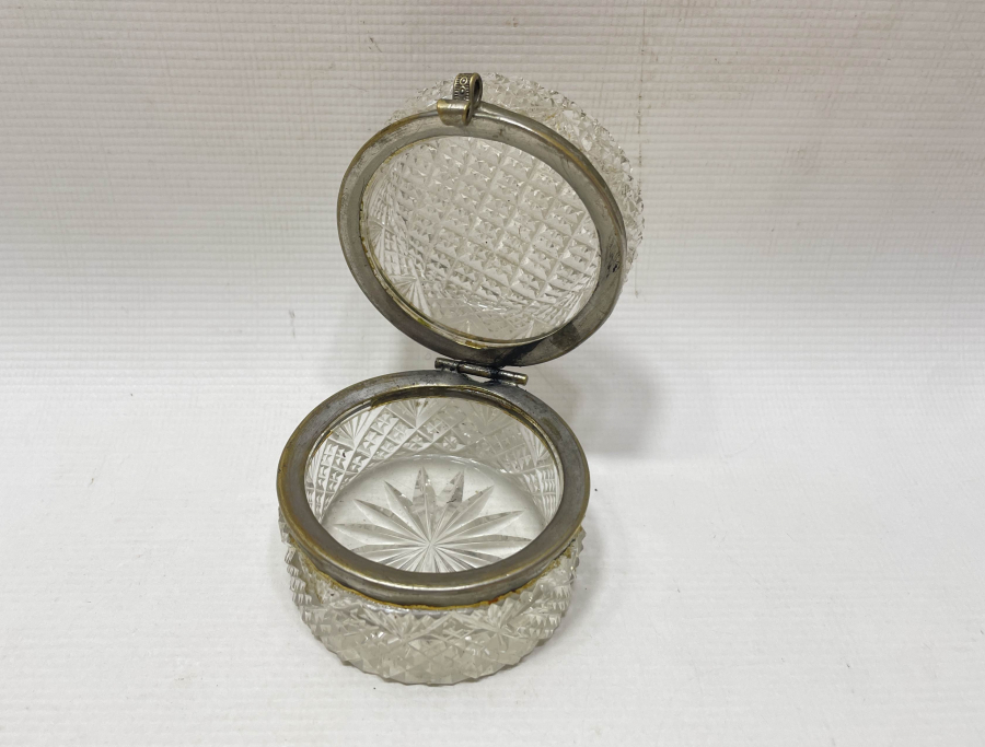 KRİSTAL KESME ANTİKA MÜCEVHER KUTUSU