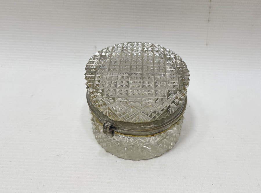 KRİSTAL KESME ANTİKA MÜCEVHER KUTUSU