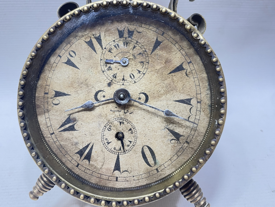 NADİR FORMDA OSMANLI DÖNEMİ MASA SAATİ