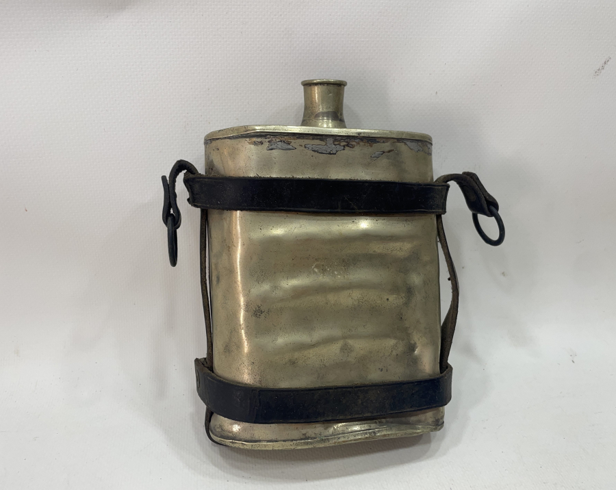 ORJİNAL DERİSİ İLE 1. DÜNYA SAVAŞI DÖNEMİ ASKER MATARASI