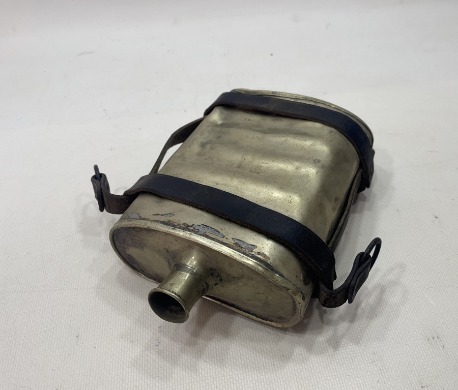 ORJİNAL DERİSİ İLE 1. DÜNYA SAVAŞI DÖNEMİ ASKER MATARASI