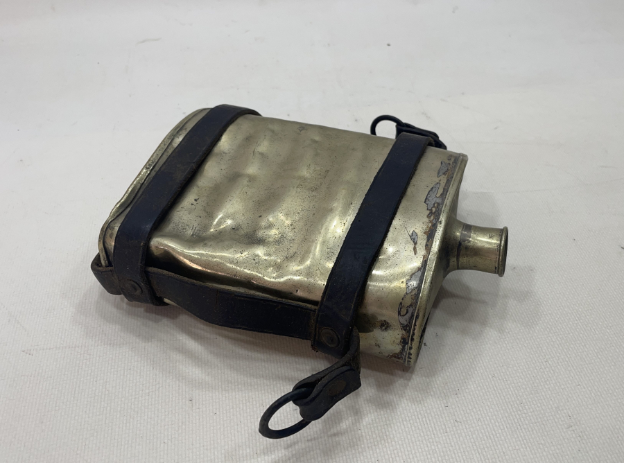 ORJİNAL DERİSİ İLE 1. DÜNYA SAVAŞI DÖNEMİ ASKER MATARASI