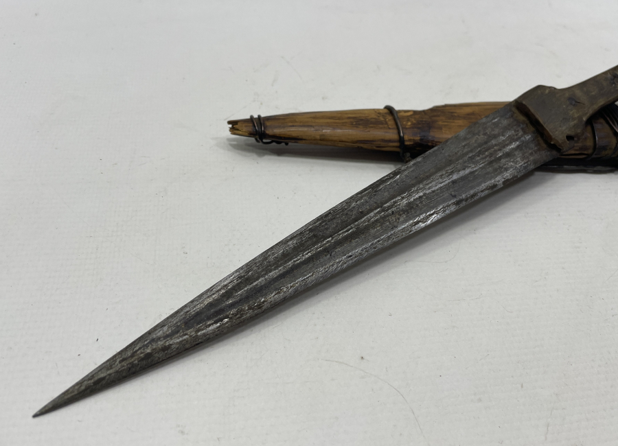 ORJİNAL KININDA OSMANLI DÖNEMİ ÇERKES KAMASI