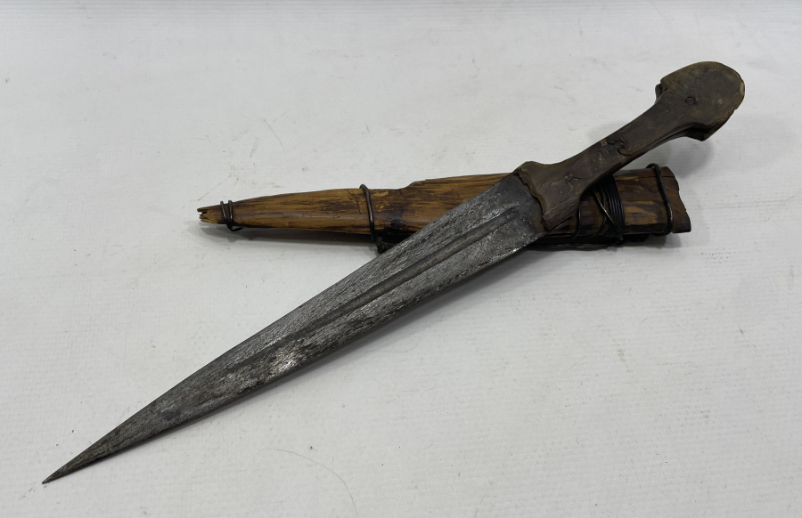 ORJİNAL KININDA OSMANLI DÖNEMİ ÇERKES KAMASI