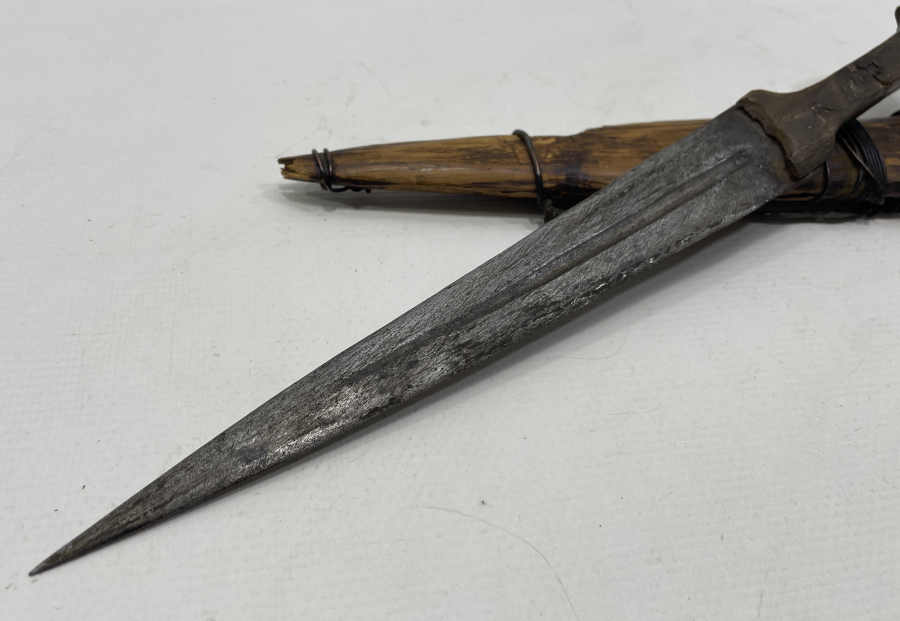 ORJİNAL KININDA OSMANLI DÖNEMİ ÇERKES KAMASI