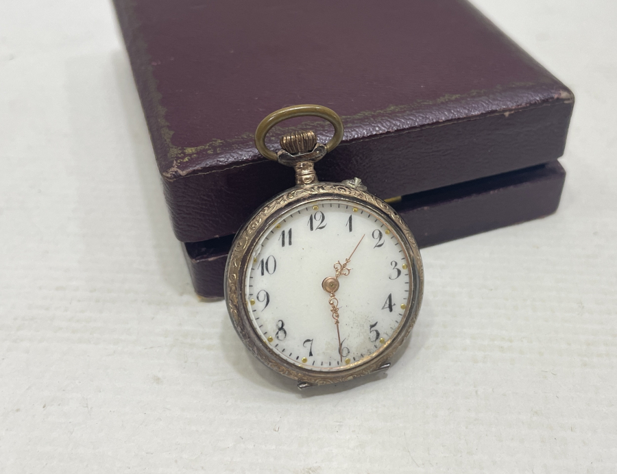 ORJİNAL KUTUSUNDA ANTİKA KURMALI CEP SAATİ