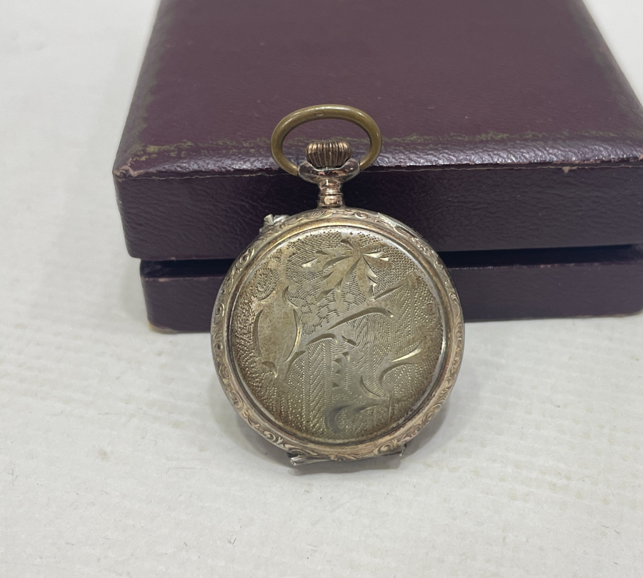 ORJİNAL KUTUSUNDA ANTİKA KURMALI CEP SAATİ