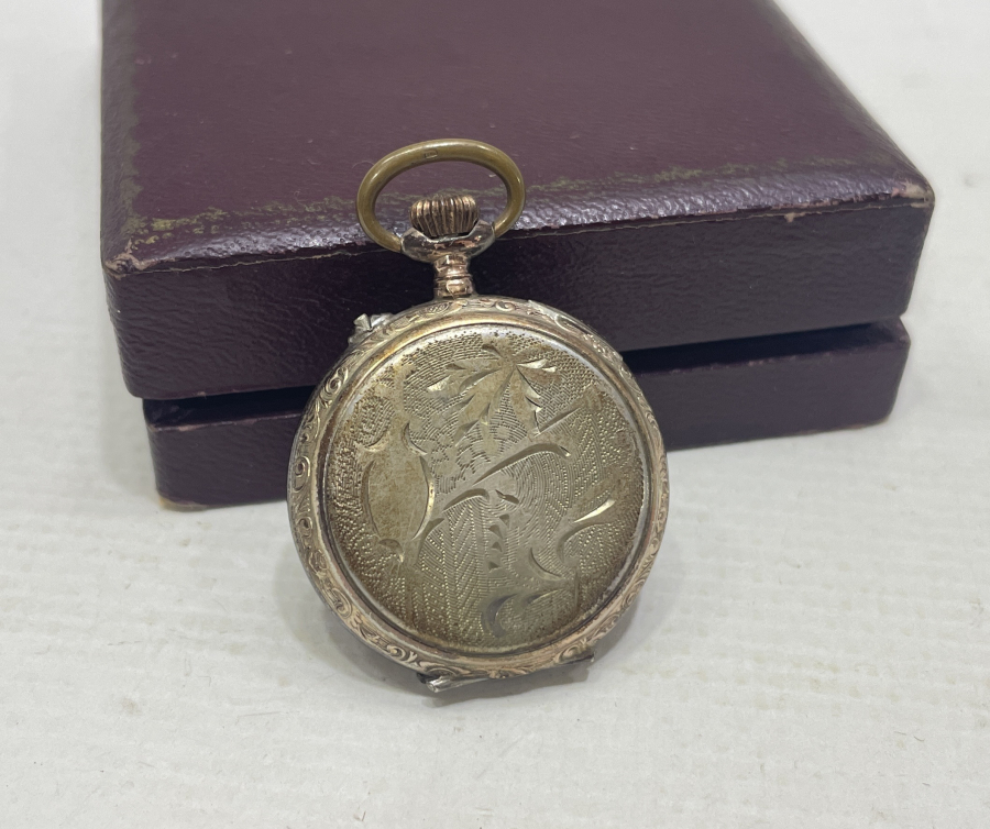 ORJİNAL KUTUSUNDA ANTİKA KURMALI CEP SAATİ