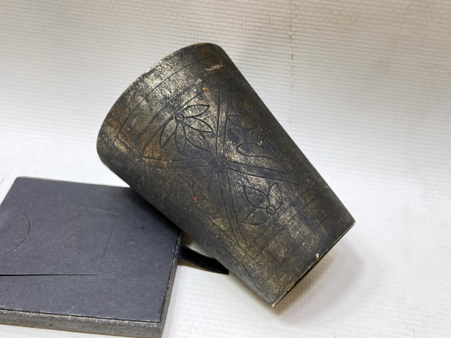 ÜZERİ OSMANLICA YAZILI VE MESCİD-İ NEBEVİ GÖRSELLİ NADİR ZEMZEM BARDAĞI