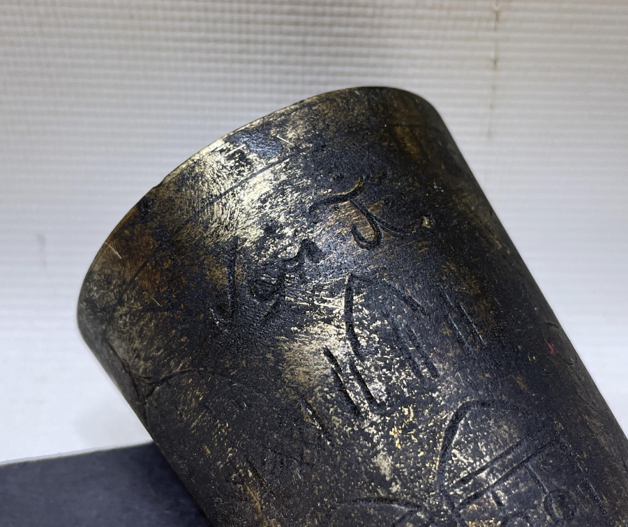 ÜZERİ OSMANLICA YAZILI VE MESCİD-İ NEBEVİ GÖRSELLİ NADİR ZEMZEM BARDAĞI