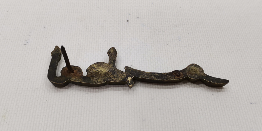 ÜZERİNDE EL AZİM YAZILI OSMANLI DÖNEMİ BÜYÜK BOY BRONZ PLAKA