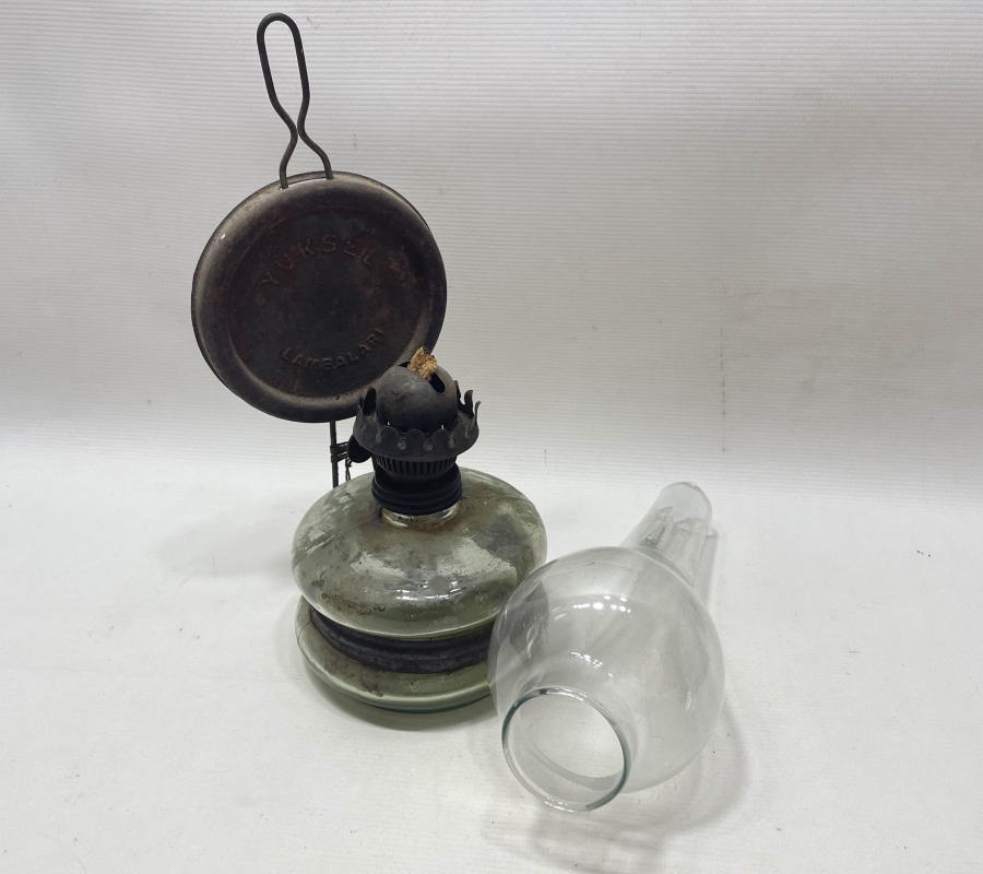 YÜKSEL MARKA ANTİKA GAZ LAMBASI