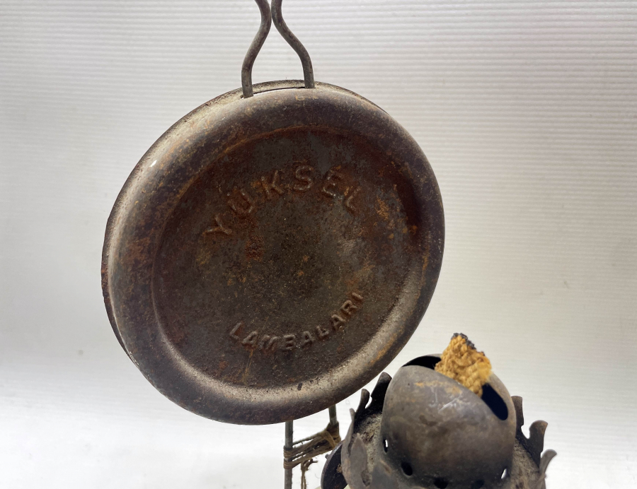 YÜKSEL MARKA ANTİKA GAZ LAMBASI