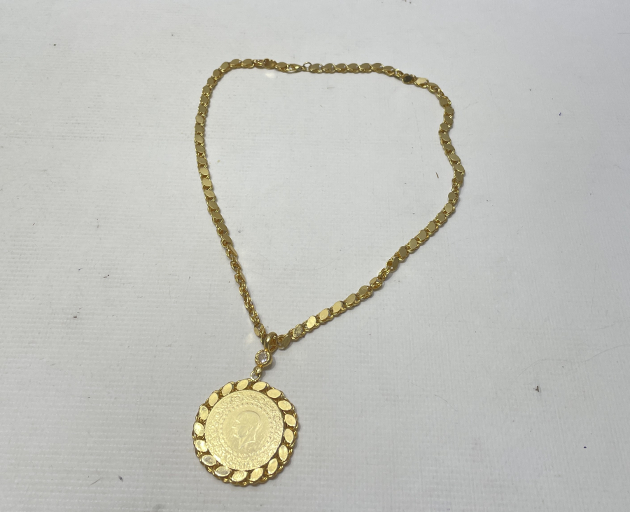 ALTIN KAPLAMA GERDANLIK - KOLYE