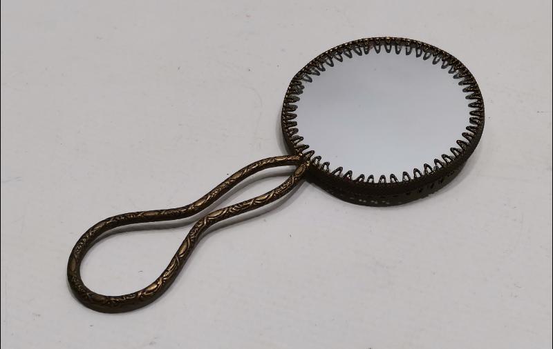 ANTİK LIMOGES EL AYNASI