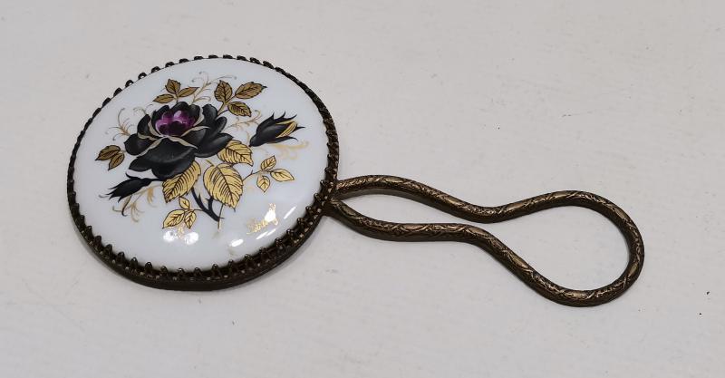 ANTİK LIMOGES EL AYNASI