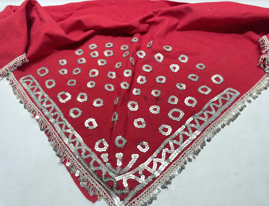 ANTİKA PULLU GELİN ARKALIĞI