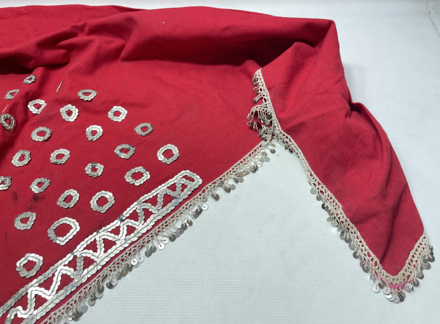 ANTİKA PULLU GELİN ARKALIĞI