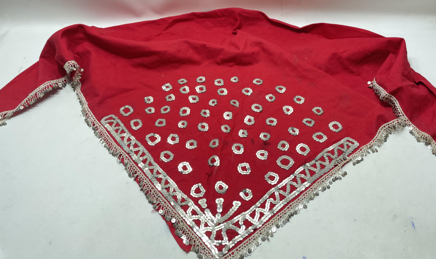 ANTİKA PULLU GELİN ARKALIĞI