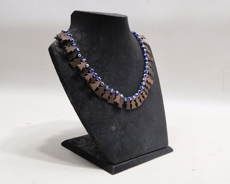 ÇİTLEMBİK AĞACINDAN YAPILMIŞ NAZARLIK KOLYE