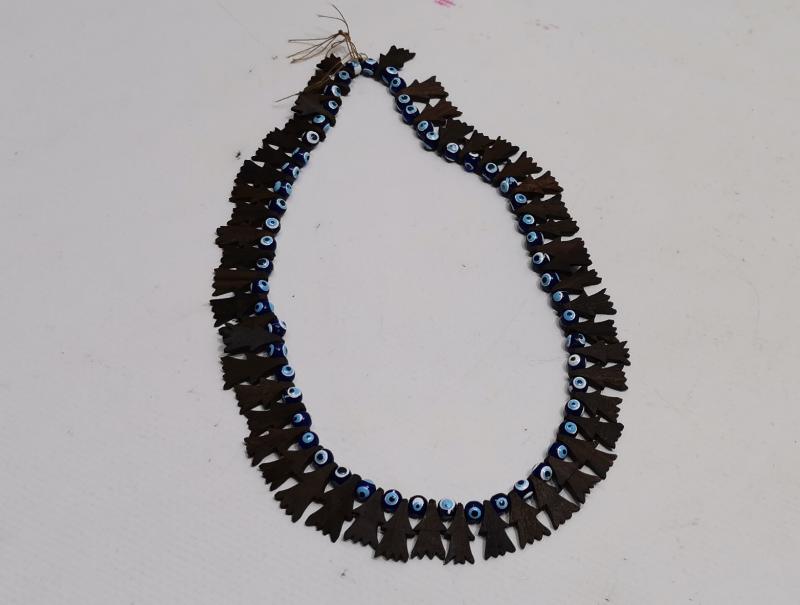 ÇİTLEMBİK AĞACINDAN YAPILMIŞ NAZARLIK KOLYE